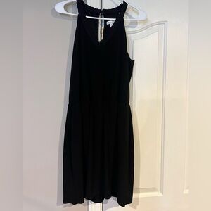 White House Black Market Black Midi Dress